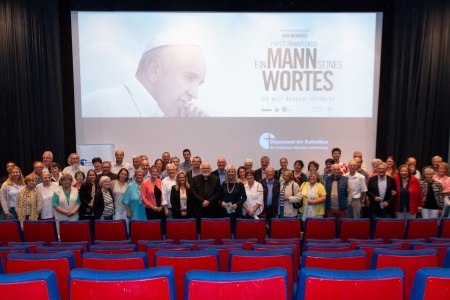 Diözesanrat beim Franziskusfilm