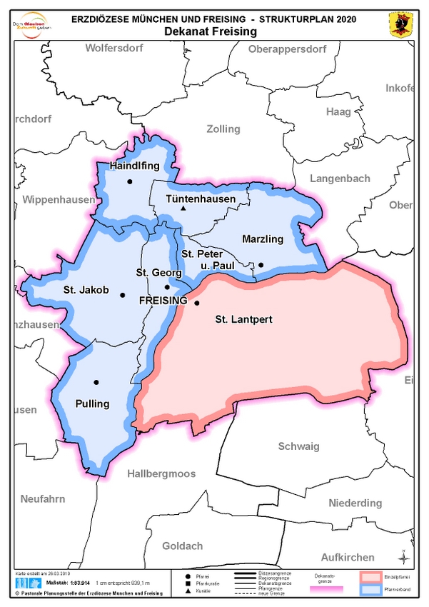 Karte Dekanat Freising