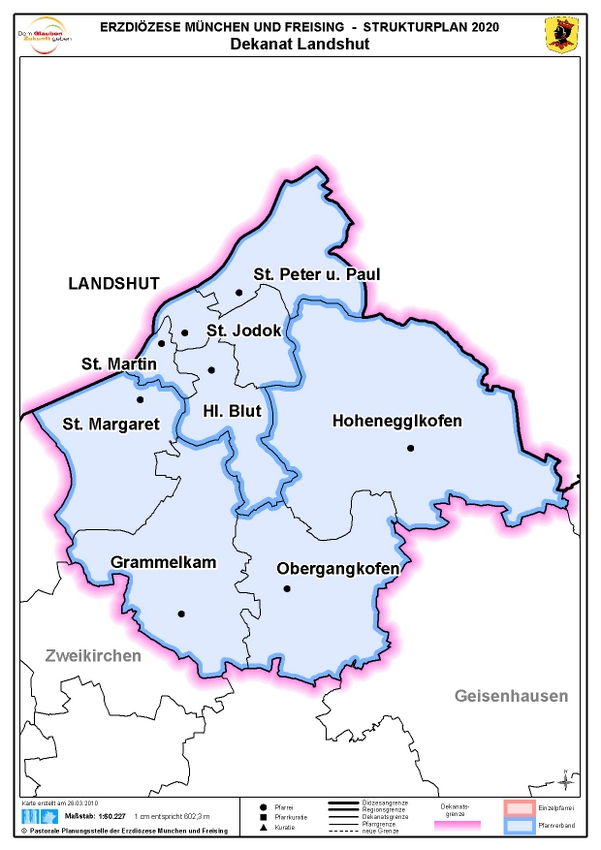 Karte Dekanat Landshut
