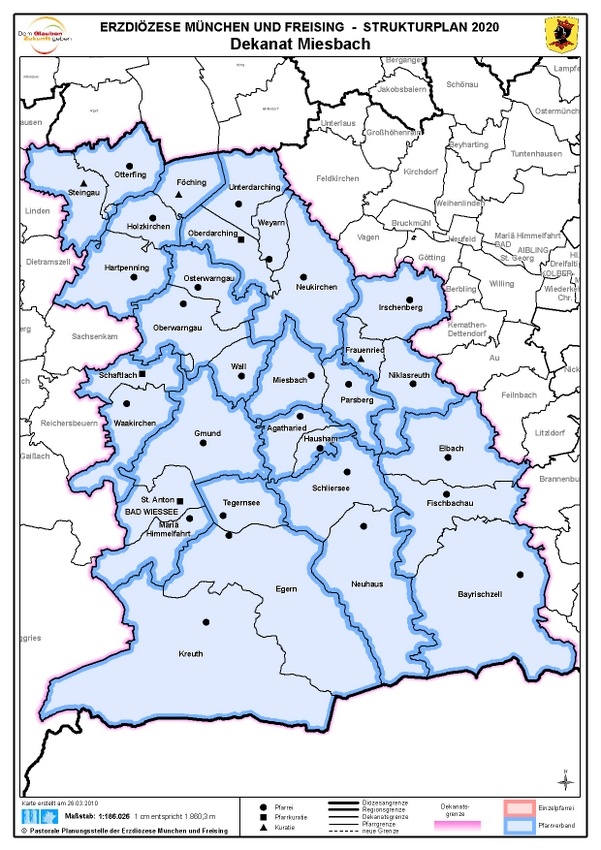 Karte Dekanat Miesbach