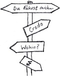 Wegweiser für Firmung