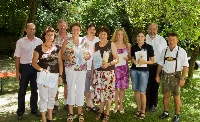 Ehrung Alt-PGR's beim Pfarrfest