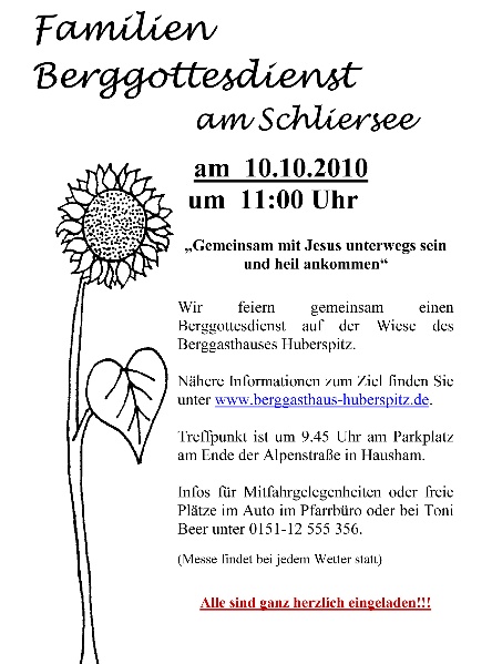 Berggottesdienst