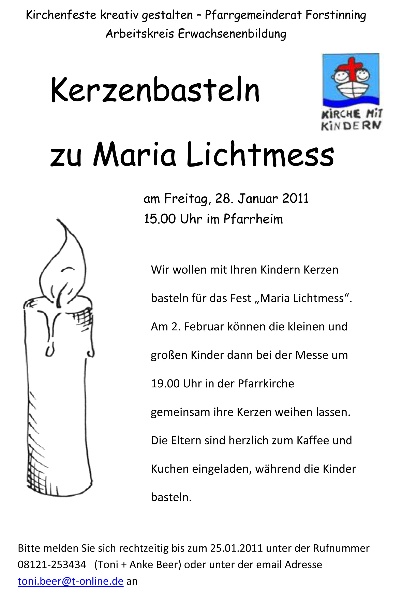 Kerzenbasteln