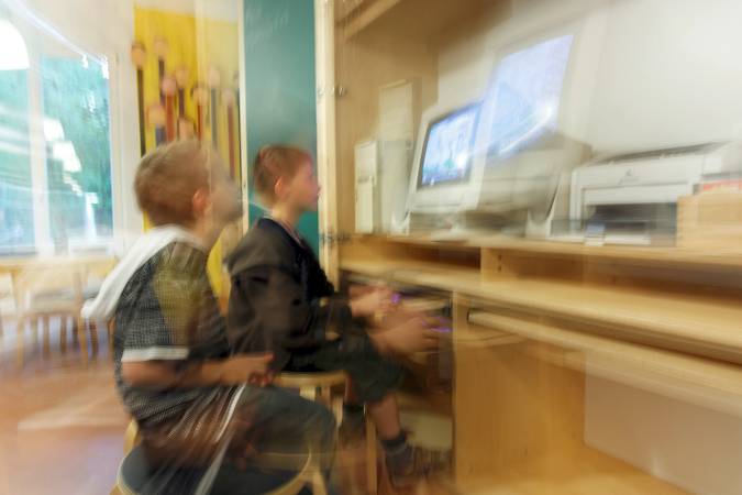 Kinder am Computer