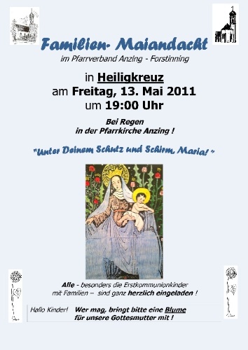 Familienmaiandacht