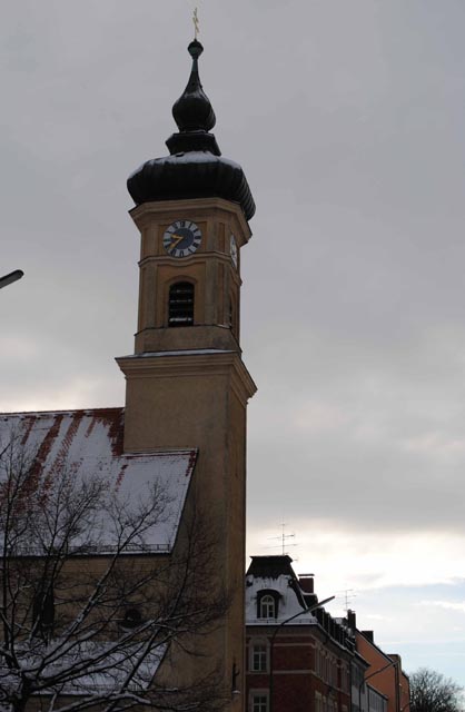 St. Achaz Kirche Total Winter