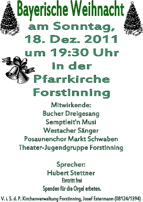 Bayerische Weihnacht 2012
