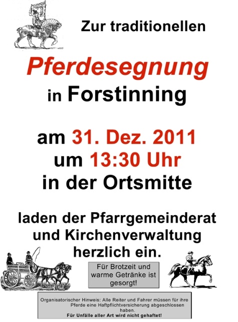 Pferdesegnung 2011