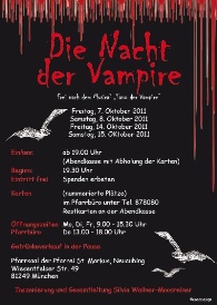 Plakat Nacht der Vampire