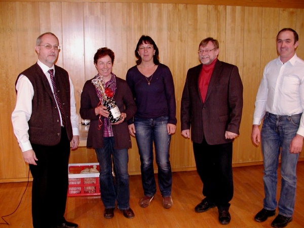 Siegerehrung Kegelturnier 2012