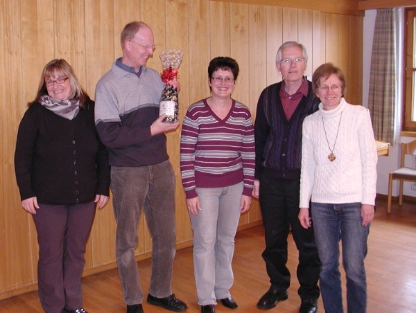 Siegerehrung Kegelturnier 2012