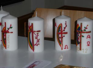 Osterkerzen 2012