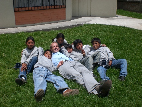 San Anian Christoph Freundl und Kids
