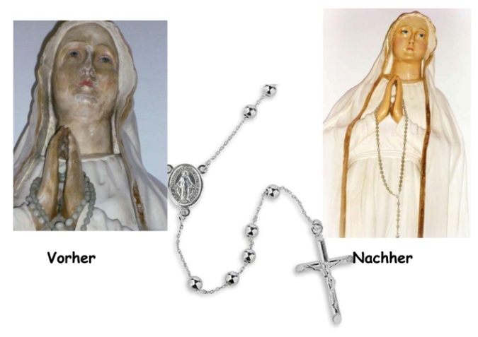 Renovierung Fatima-Madonna
