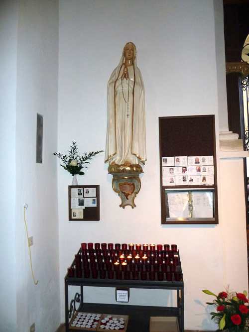 Renovierung Fatima-Madonna