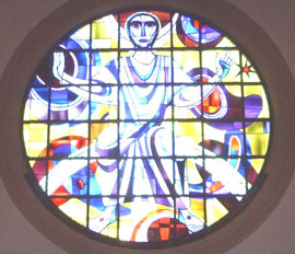 Pantokrator-Kirchenfenster