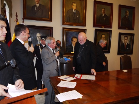 Marx Ehrengast der Stadt Quito
