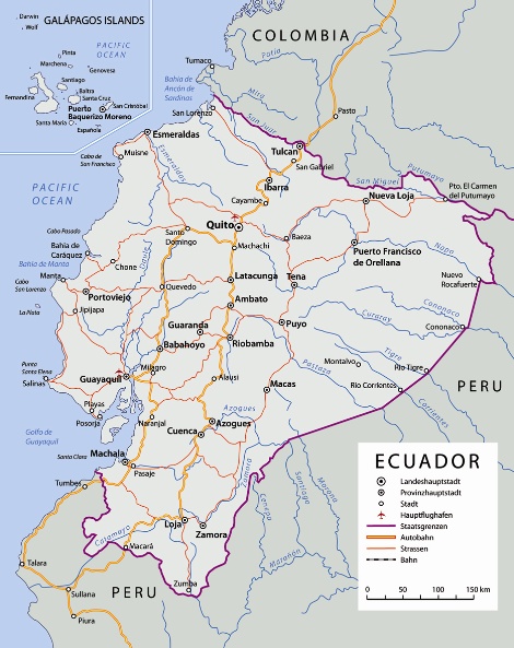 Ecuador Karte