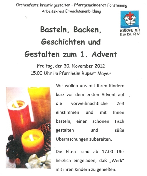 Kirche mit Kindern Advent