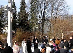 ökum. Segnung Feldkreuz in Ottobrunn