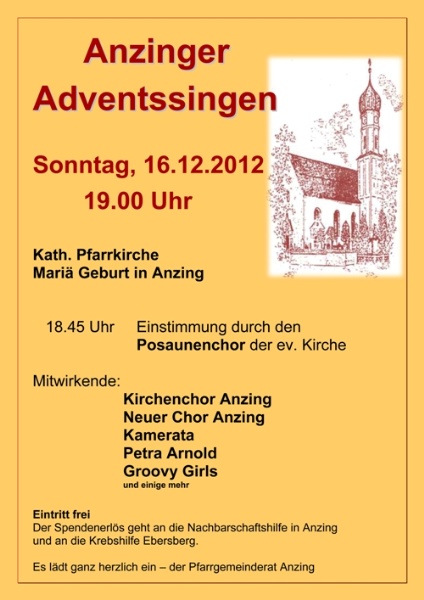 Adventssingen