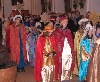 Einzug in die Kirche am Dreikönigstag