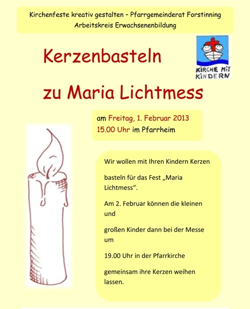 Kerzenbasteln 2013