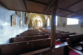 Kirche St. Agatha innen Hauptschiff