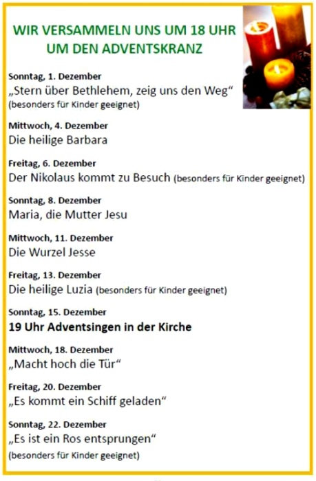 Adventsaktion