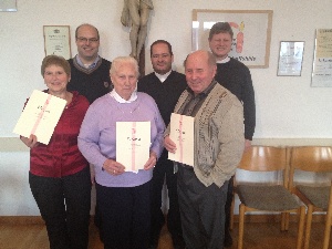 Ehrungen 2014 40 Jahre Mitgliedschaft
