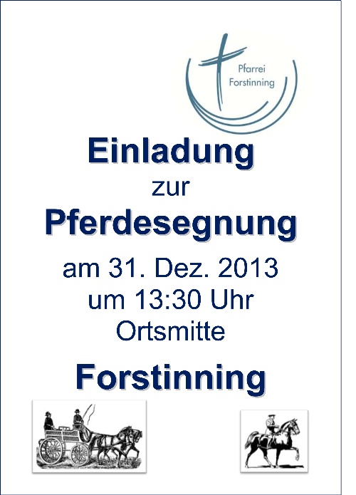 Pferdesegnung 2013
