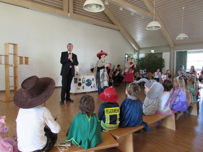 Kindergotttesdienst Fasching -