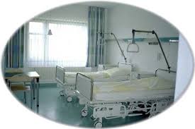 Bild.Krankenbetten