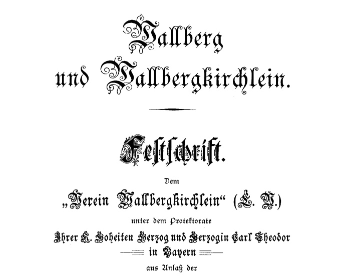 Festschrift Wallbergkircherl13a