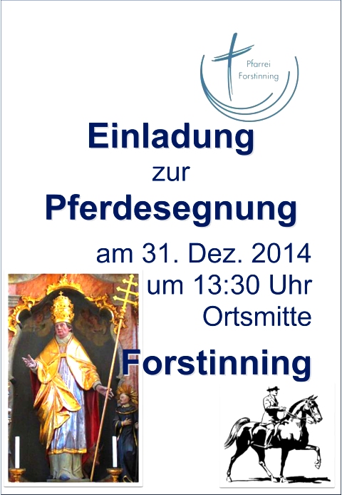 Pferdesegnung 2014