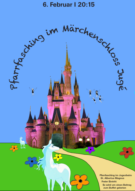 Plakat für Pfarrfasching 2015
