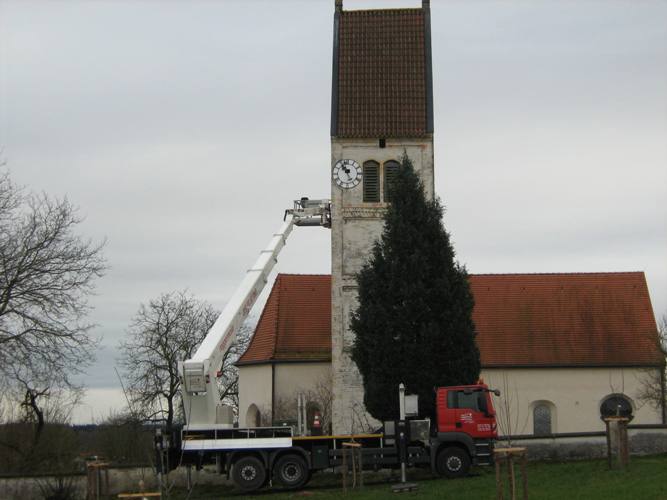 Erneuerung der Turmuhr in Purfing