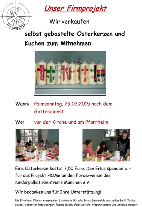 Kerzenverkauf