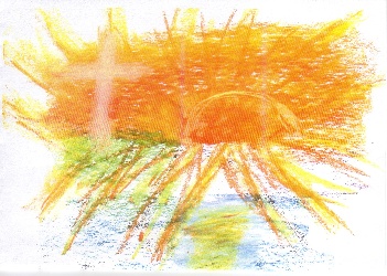 Sonnenaufgang gemalt