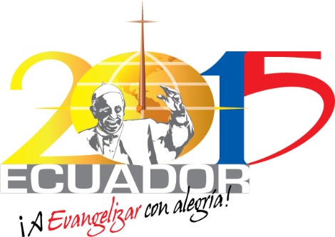 Logo Papstbesuch in Ecuador