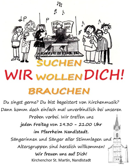 Chor-Werbung