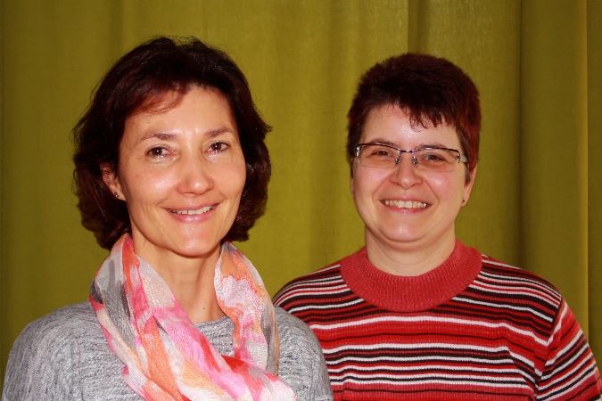 Frau Kuhn und Frau Mandel - Pfarrsekretärinnen St. Bernhard