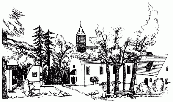 Übersichtstuschezeichnung St. Johannes Evangelist