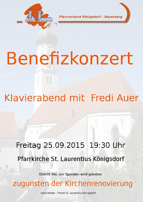 Plakat Klavierkonzert