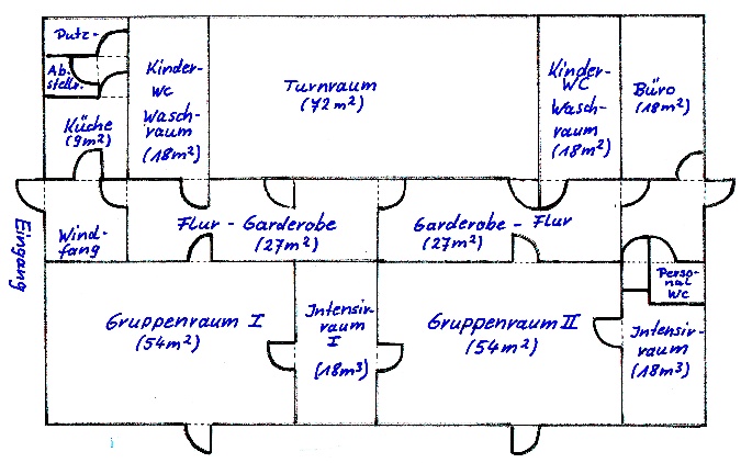 Grundriss Kiga