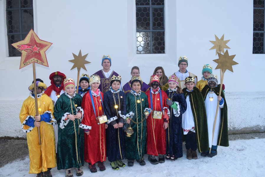 Sternsinger im Jahr 2016