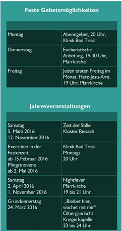 Jahrestermine KFD