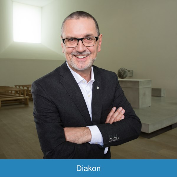 Quadrat Diakon beschriftet