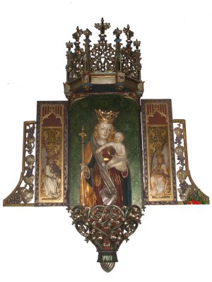 Bild gotischer Marienaltar "Lochhamer Madonna"